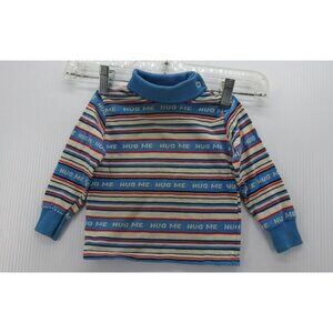 VINTAGE Sears Shirt Boys Toddler Large 2T Perma Prest 70s 80s Hug Me AOP *